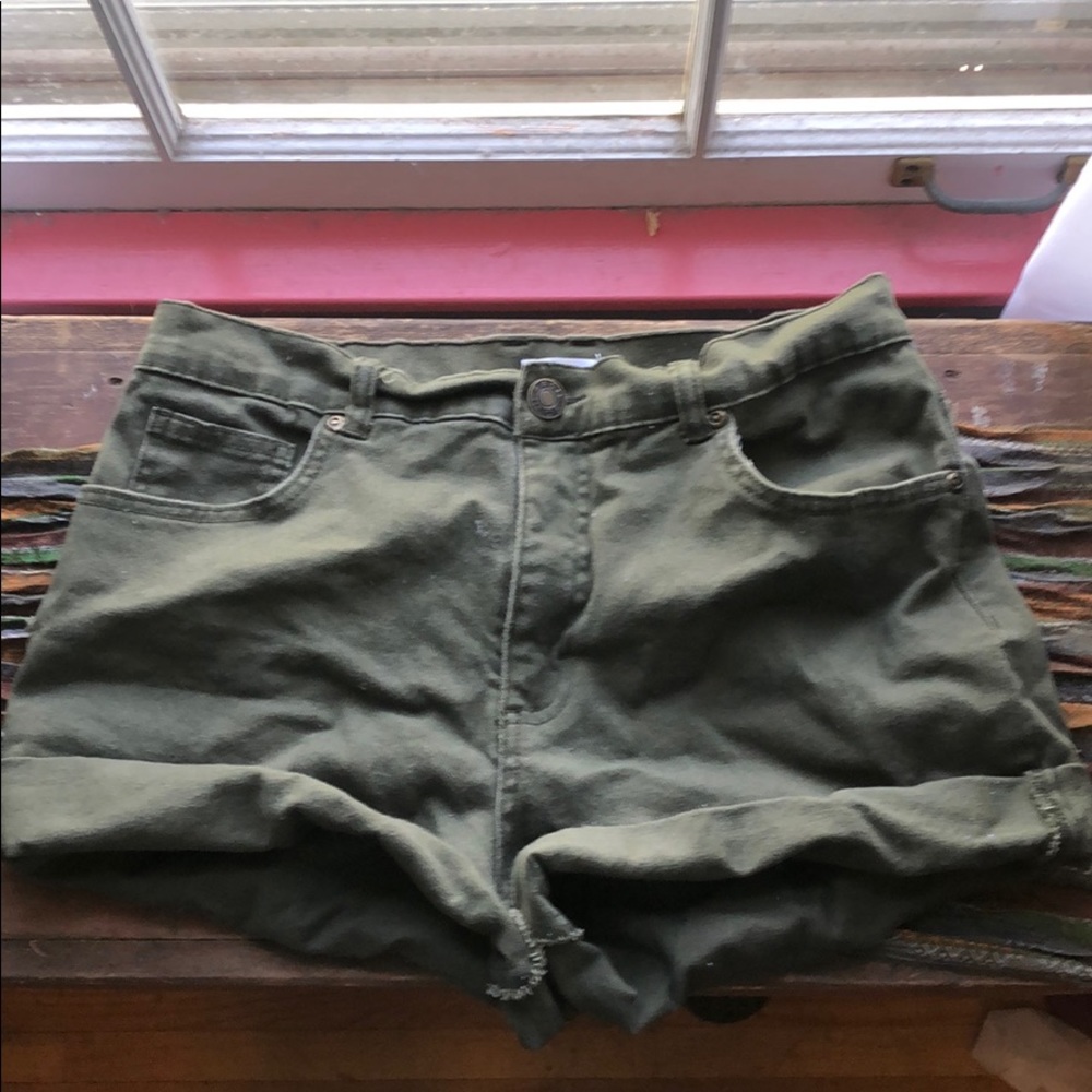 Green shorts!
